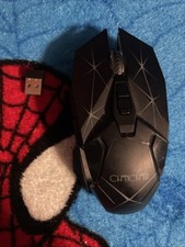 Black Wireless Chin Chow Mouse