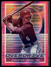 2021 Panini Chronicles #24 Jonathan India Overdrive Pink Pulsar