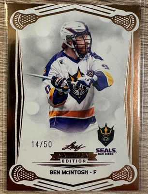 #ad #ad 2025 LEAF NLL LACROSSE INAUGURAL EDITION ROSE GOLD SP CARDS 50 PICK FROM LIST $4.79