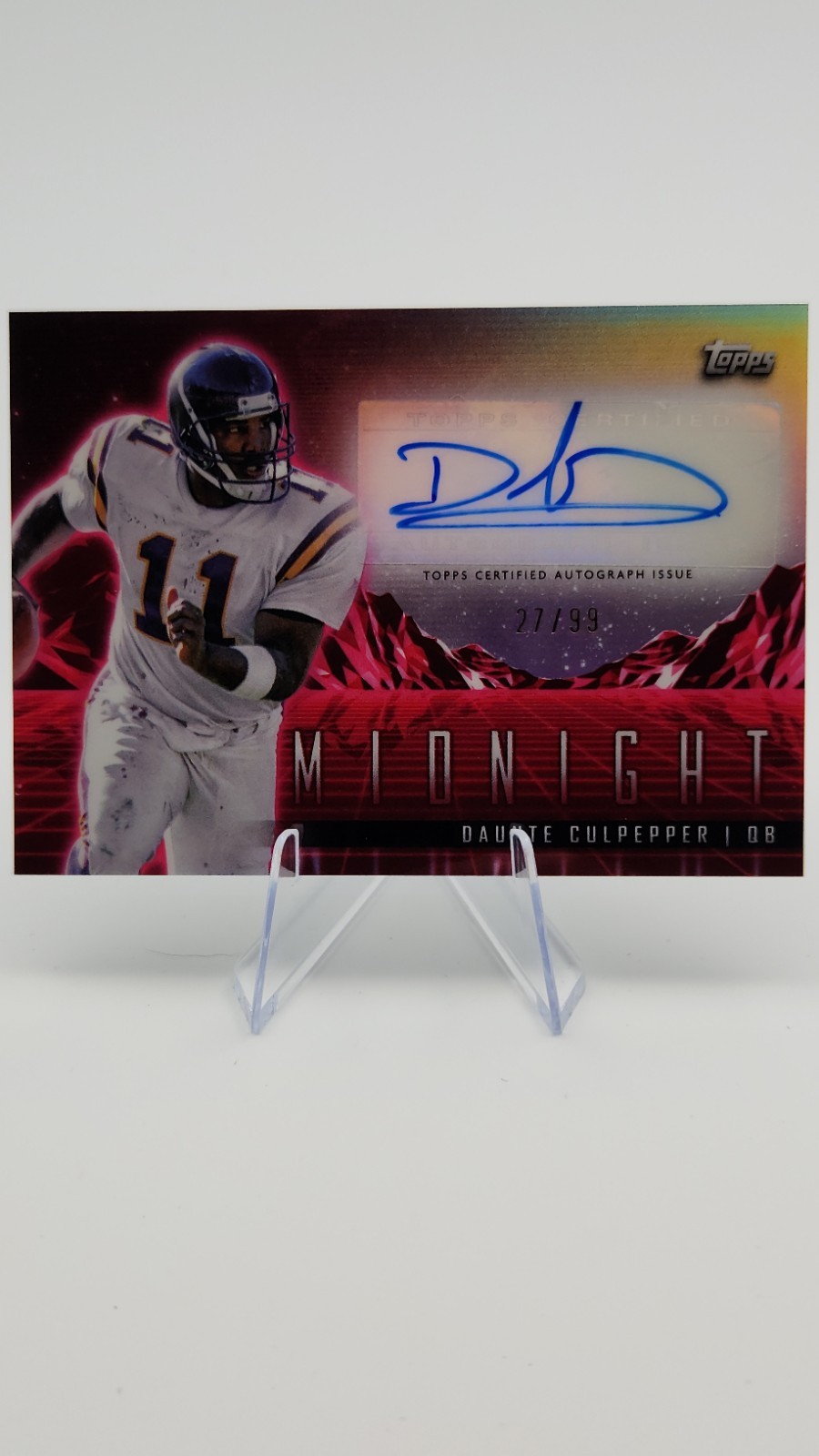 2024 Topps Midnight Horizon Signatures Daunte Culpepper #HZS-DC Twilight /99