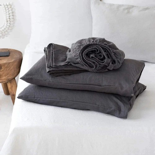Pure European Linen Bed Sheets Set | Choice of Colors & Depth - Picture 58 of 64