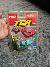 New 1991 TYCO TCR ZR1 CORVETTE #6469 Slot Car Teal Turquoise Chevy