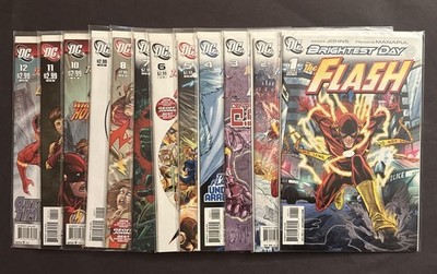 The Flash (Vol 3) #1-12 Complete Series DC Comics 2010 Brightest Day Flashpoint