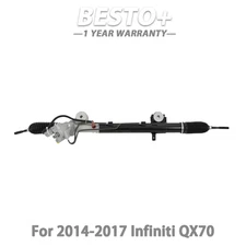 For Infiniti QX70 2014-2017 V6 3.7L Silver Power Steering Rack & Pinion Assembly