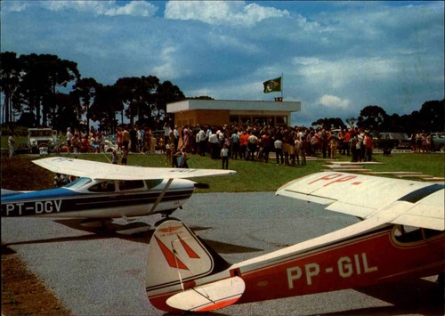 CANELA Brasil Postcard BRASILIEN Postkarte Lokal-Flughafen Airport Flugzeuge