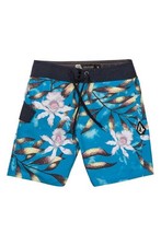 Volcom Tropical Hideout Swim Trunks in Maliblue L101245 Boys Size 4T