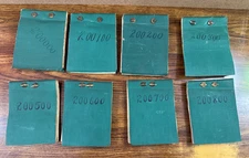 1 (ONE) pad of 1920s Doctor / Pharmacy hand written prescriptions about 100 pcs