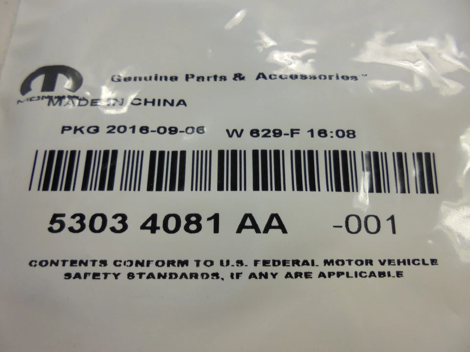 Junta colector de admisión de motor Chrysler Dodge Jeep Ram Mopar de fábrica nuevo OEM Foto 4 de 4