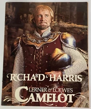 Camelot 1981 Broadway Souvenir Program Richard Harris Dickinson Muenz