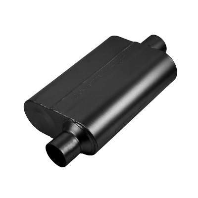 Flowmaster 842546 Super 44 Muffler 2.5/" Offset Inlet//Center Outlet 409S SS