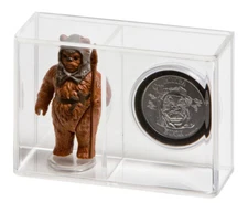 1 x GW Acrylic Display Case - Star Wars Action Figure and Coin (AFC-007) - Small