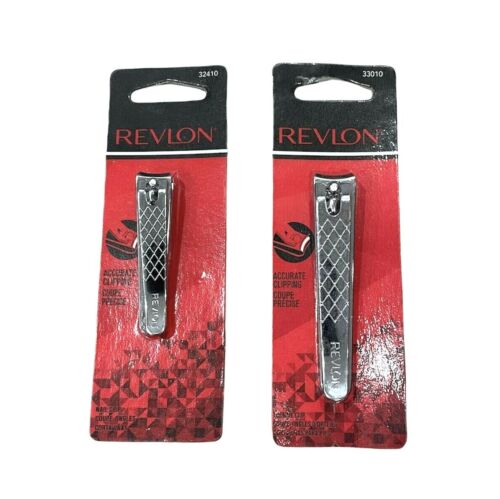 Revlon Nail Clippers With File, Curved Blades, Toenail Or Fingernail - Choose - Picture 1 of 3