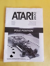 Vintage 1988 ATARI 2600 Pole Position Video Game Instructions (Brochure only)