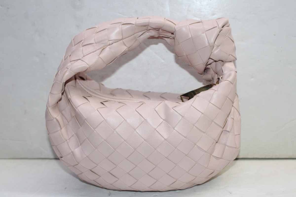 Bottega Beneta Mini Jodie Bag Light Pink Lambskin Leather