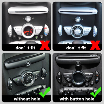 mini cooper cigarette lighter cover PU Cigarette Console Panel Lighter Cover Trim Sticker for MINI COOPER  R55-R61 P