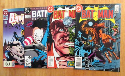 Lot of *4* BATMAN: #394 **Newsstand!** (FN), 397, 500 (VF), 412 (FN+)