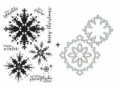 Hero Arts "Color Layering SNOWFLAKE" Stamps or Stamp  Dies Bundle 2021