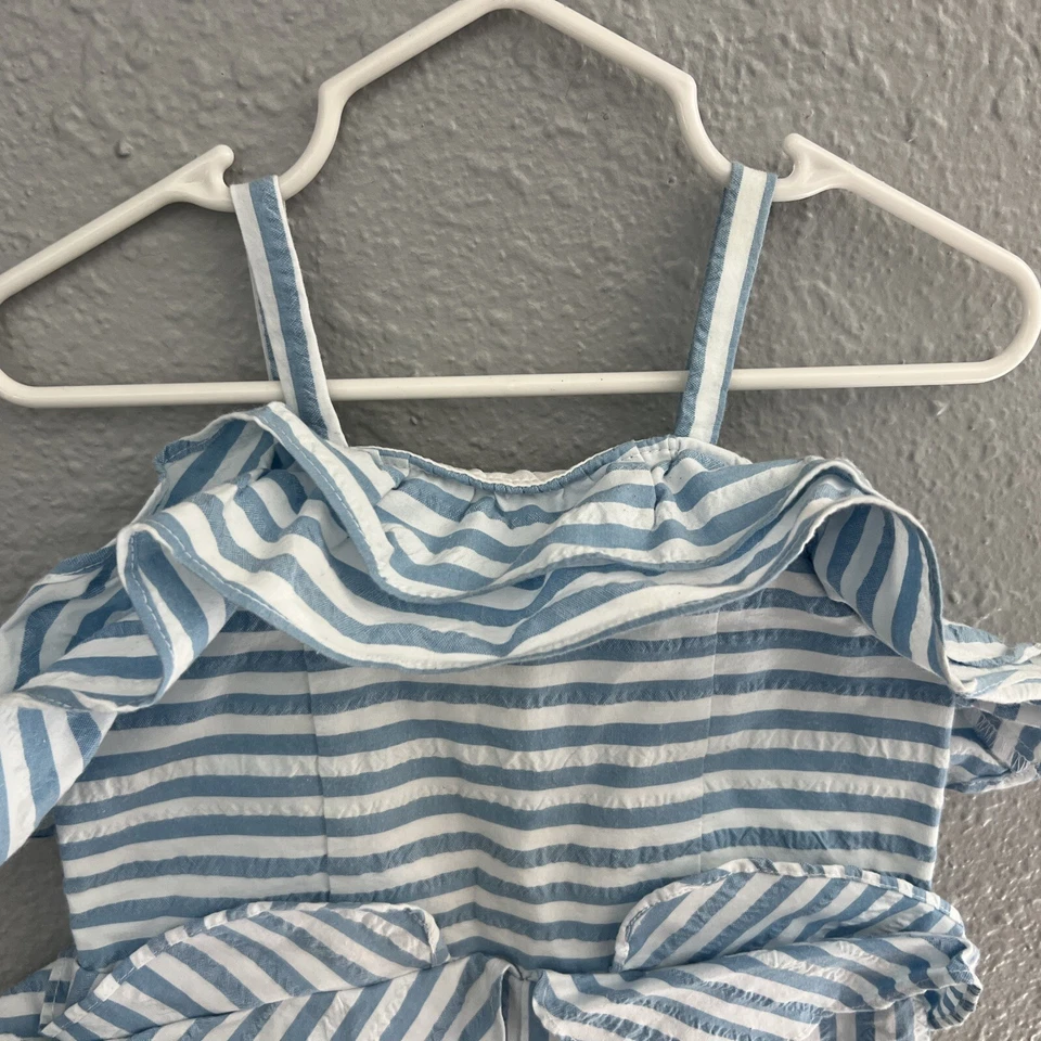 Mono Seersucker para Niña 2T Colección Familiar Genuino Niños 100% Algodón Foto 4 de 4