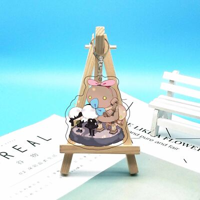 Keychain Widget NieR:Automata Key Ring Charm Key Pendant Keyring Bag Gift #6