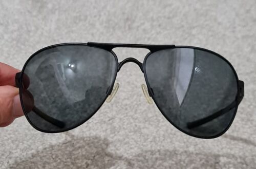 Oakley Kläger Sonnenbrille polarisiert Ltd Edition Draht Fadenkreuz Whisker Retro - Bild 1 von 7