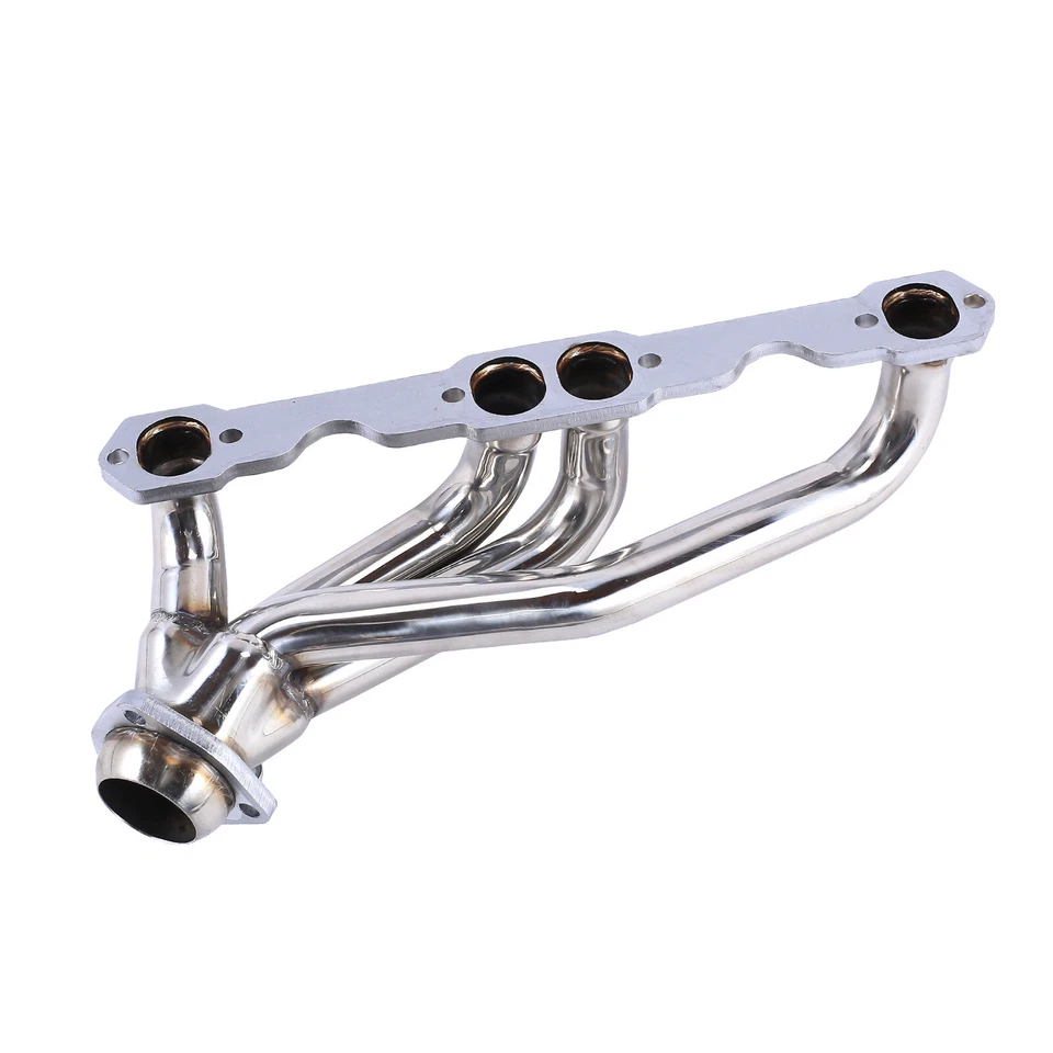 Cabezales de escape de acero inoxidable para camión Chevy GMC 88-97 5,0 L/5,7 L 305 350 V8 Foto 3 de 4