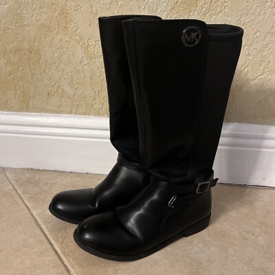 Michael Kors MK Women s Cypress Zip Boots Black Size 5