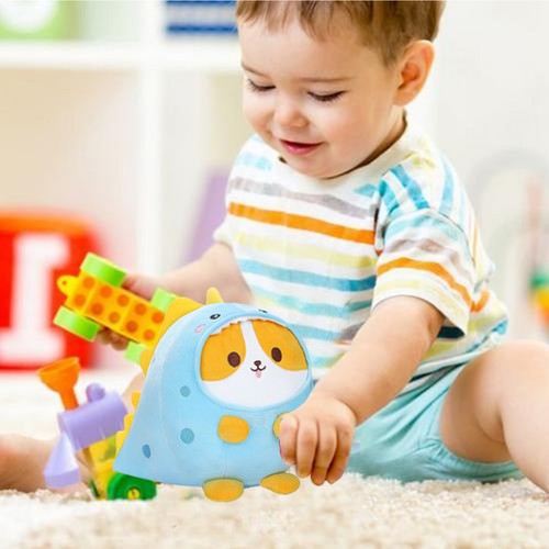 9.8in Cute Animal Plush Pillow Doll Soft Toy for Kids, Anime Cat Plushies - Picture 3 of 20