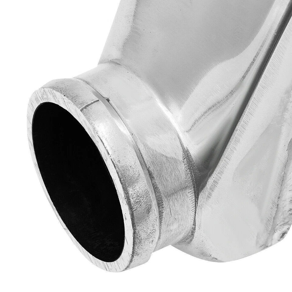 Front Mount Intercooler 26*7*3.3"In/Out 2.2" Universal Aluminum Chevrolet Audi - Image 3 of 4