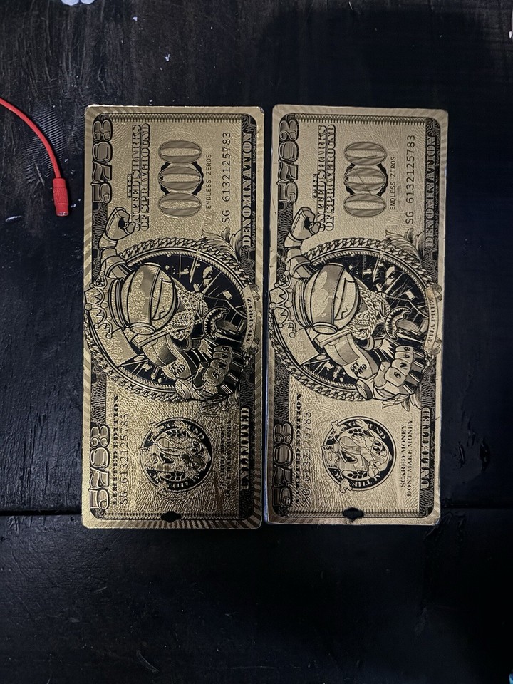 Sprayground Gold Limited Edition Tags 2x (Casper) eBay