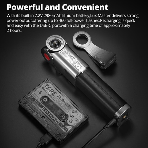 Godox Lux Master Retro Camera Flash TTL HSS Touch Screen Control Wireless Sync - Picture 9 of 13