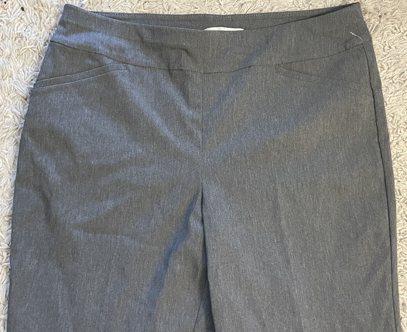 TALBOTS gray bootcut boot cut ankle stretchy pant… - image 2