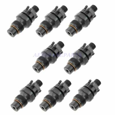 Holdwell Diesel Fuel Injector 0432217275 compatible with 89-01 GM Chevy 6.2L 6.5L 126.0bar 8-pc Set, Fuel Injectors - Canada