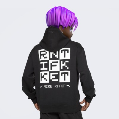 RTFKT x Nike AR Hoodie 希少サイズ Sサイズ　パーカー RTFKT x NIKE AR HOODIE L Black w/ Dust Bag Exclusive CloneX