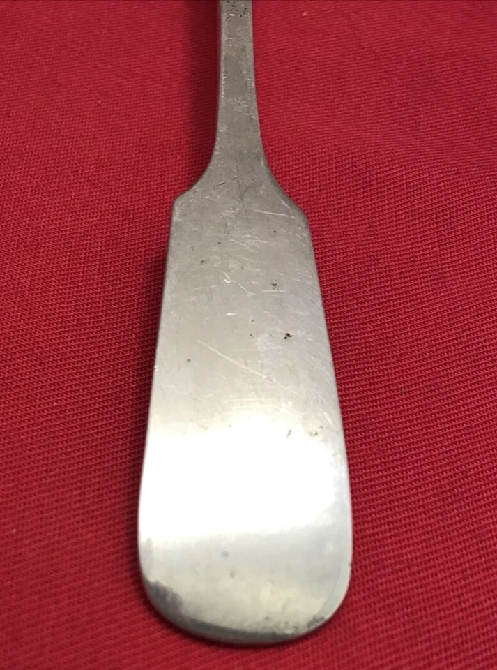 Colher de tomate prata esterlina 1870 OLD ENGLISH TIPT 8 1/2" sem monograma por Gorham - Imagem 4 de 4