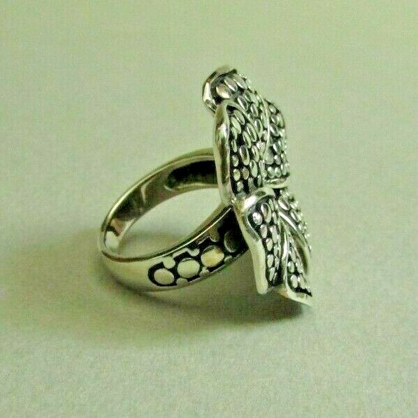 925 STERLING SILVER Flower Ring Statement Jewelry… - image 2