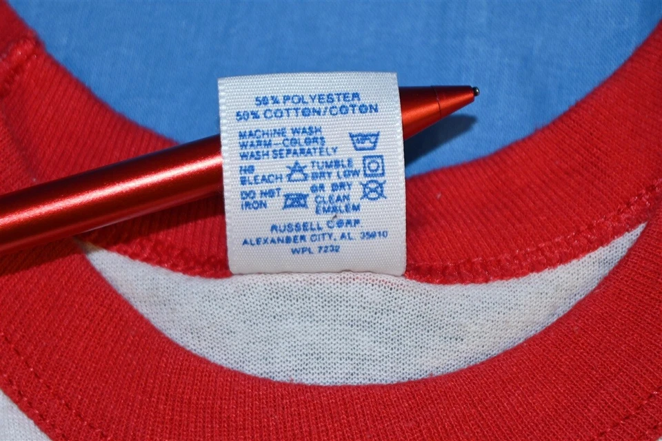 Camiseta vintage años 90 EAST SIDE ALL STARS 1992 ROJA BÉISBOL MANGA RAGLÁN PEQUEÑA S Foto 4 de 4