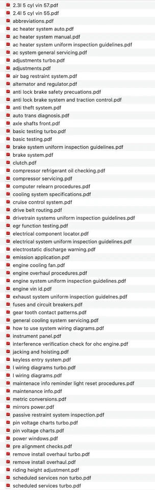 Volvo 850 (1995-1997) manuale officina workshop manual on cd - Immagine 3 di 4
