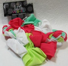 Baby Rosette Headband with Braid New