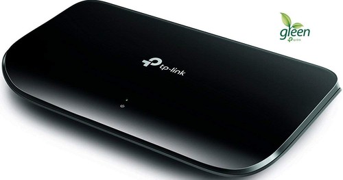 New Black 5 Port Gigabit Network Switch Ethernet Splitter Plug & Play Unmanaged - Picture 3 of 8