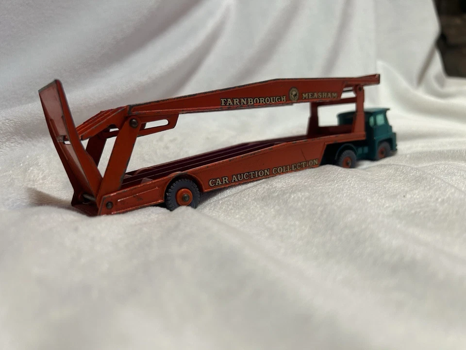 1960s Matchbox LESNEY KING SIZE K-8 Guy Warrior Car Transporter G-2 9” Length - Image 4 of 4