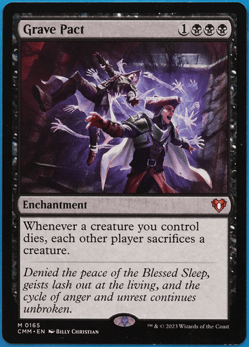 Grave Pact Commander Masters PLD Black Mythic Rare CARD (500909) ABUGames - Picture 1 of 2