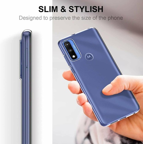 Für Motorola Moto G Pure 2021 Handy klar weich schmal TPU stoßfeste Hülle Cover USA - Bild 7 von 7