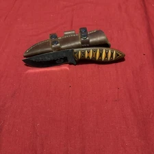 CFK Handmade D2 Custom Orange  Small Hunting Skinner Camping EDC Knife