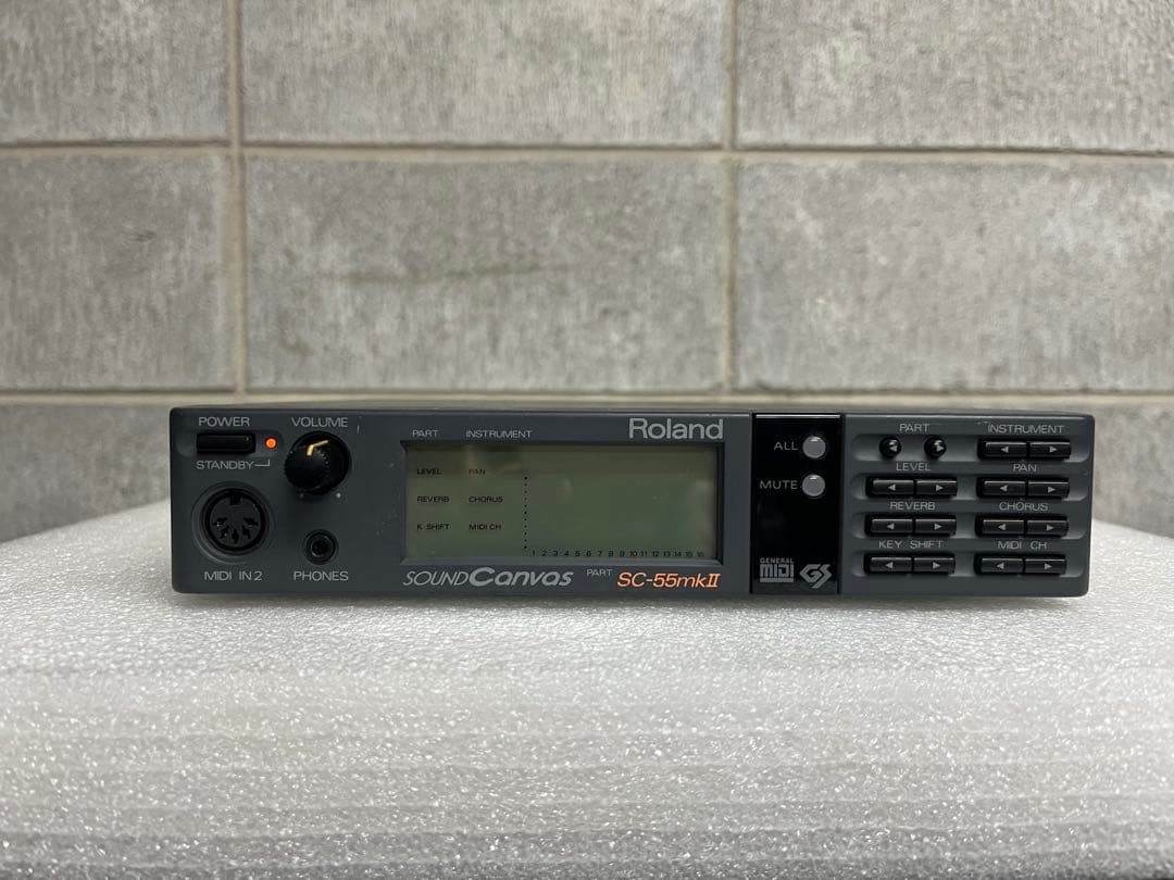 Roland SC-55mkII Sound Canvas 動作確認済　完動品 Roland SC-55 mkII mk2 SOUND Canvas MIDI Sound Module | eBay