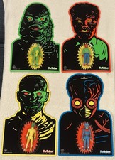 Super 7 - Universal Monsters SDCC 2018 ReAction Figures x4 COMPLETE SET RARE 