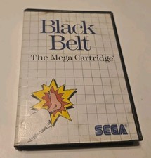 Sega Master System Game Black Belt No Manual Tested Works