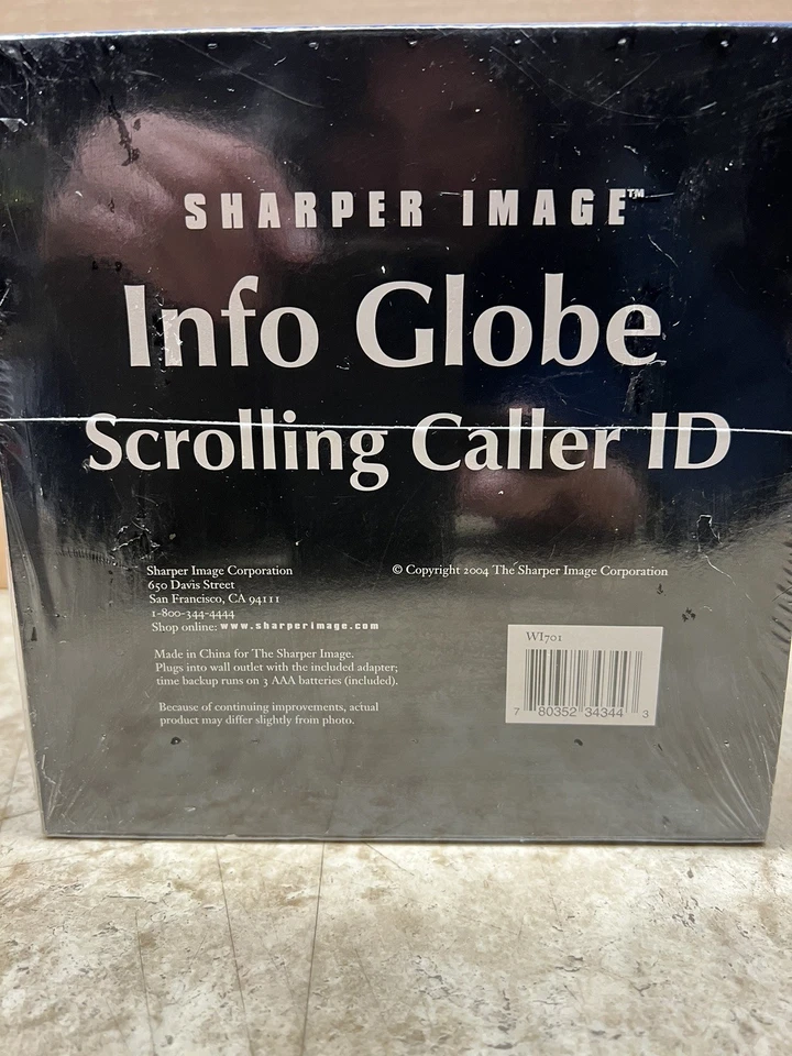 Identificador de llamadas de desplazamiento globo información de imagen más nítida W1701 nuevo sellado Foto 4 de 4