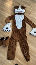 Brown Dog Mascot Suit Birthday Halloween Party Adult Size Complete Costume
