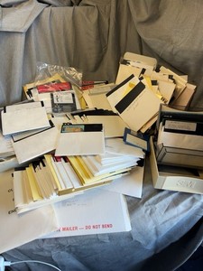 10+ LBS Vintage Computer Floppy Disk Software Lot 5.25 & 3.5 Apple II IBM DOS 