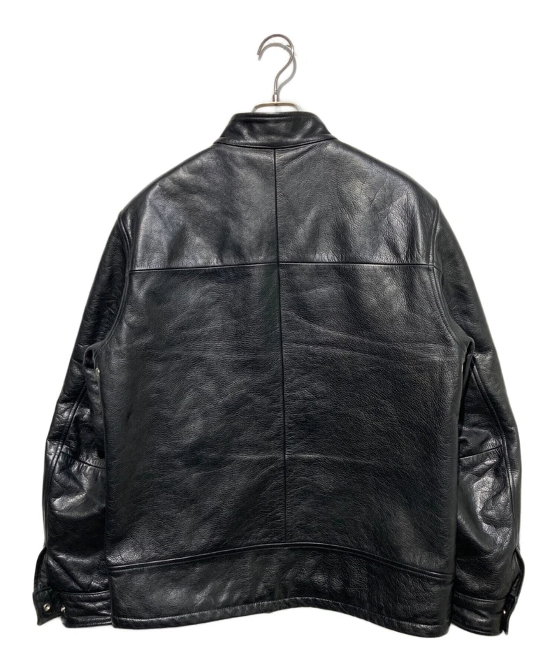 SOPHNET. leather jacket Size: L Black Men SOPH-34017 - Image 2 of 4